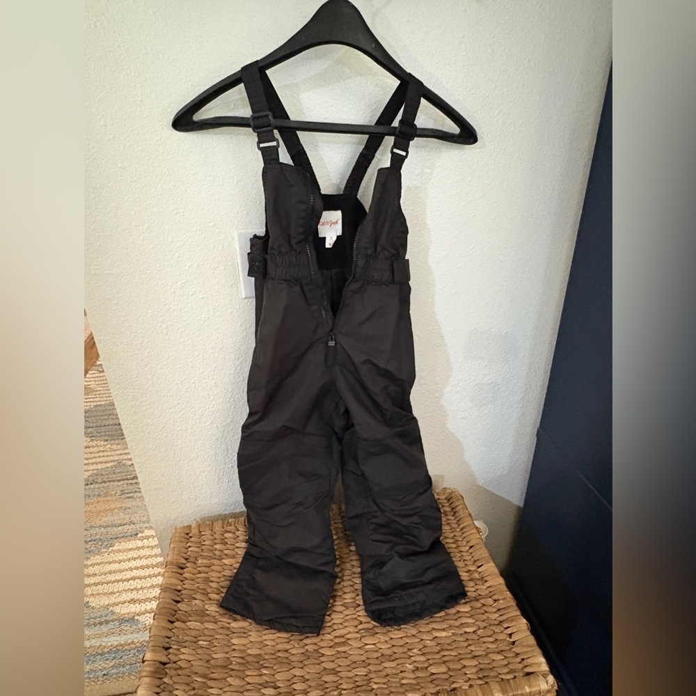 Cat & Jack Black Outerwear Snow bibs 5T - Picture 3 of 3